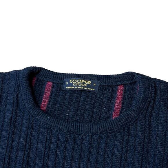 American Vintage 80s Cooper Wool Blend Grunge Sweater Mens Small - Picture 2 of 4